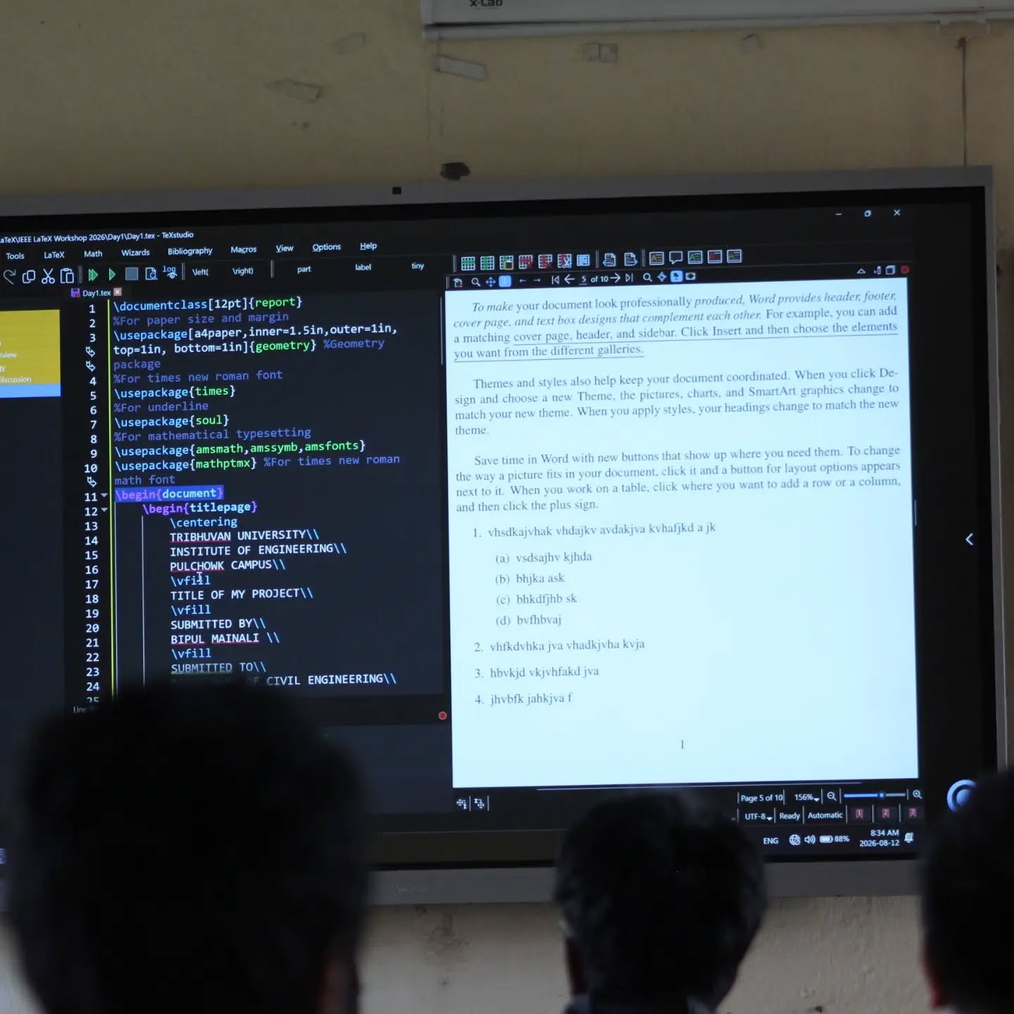 LaTeX Workshop 2026 - Presentation & Demo